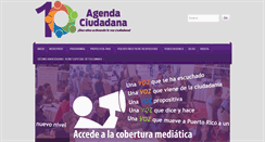 Desktop Screenshot of agendaciudadanapr.com